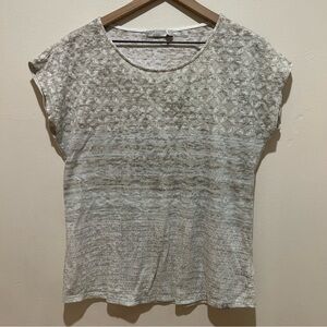 Prana Ultra Lightweight Short Sleeve Green Design T-Shirt - Women’s Size Small